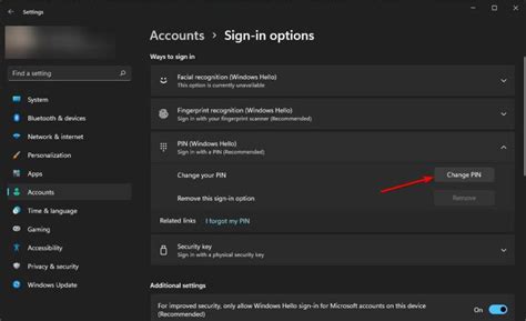 How to Set up PIN Security in Windows 11.